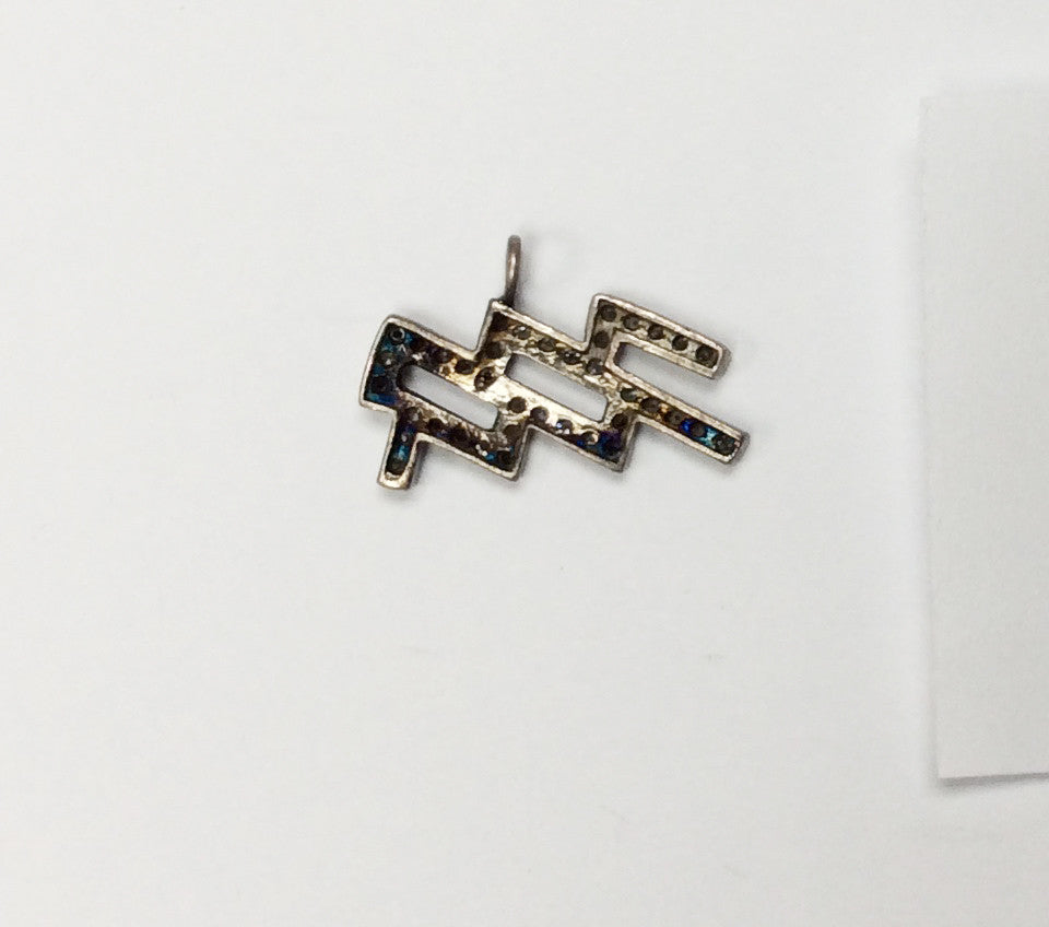 Zodiac Sign Pave Diamond Charm