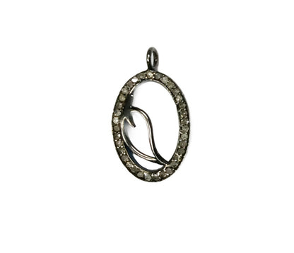 Pave Diamond Charm