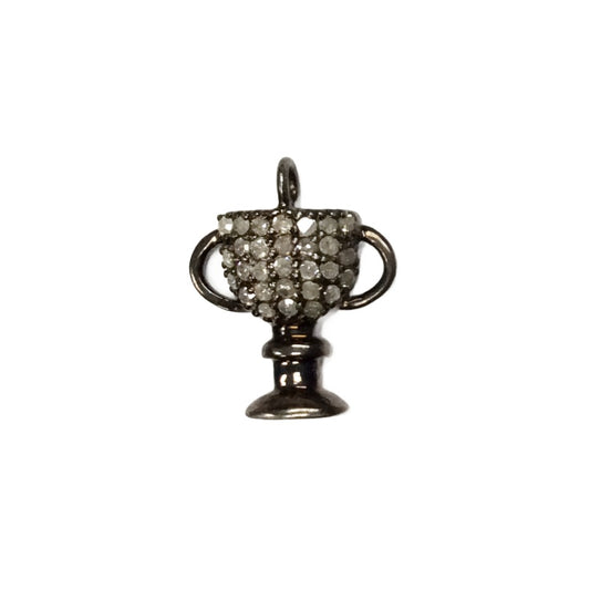 Trophy Pave Diamond Charm