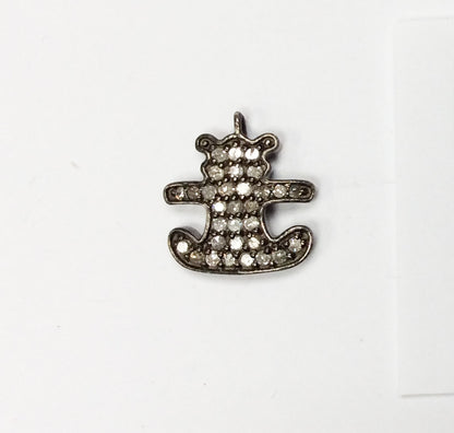 Teddy Bear Diamond Charms