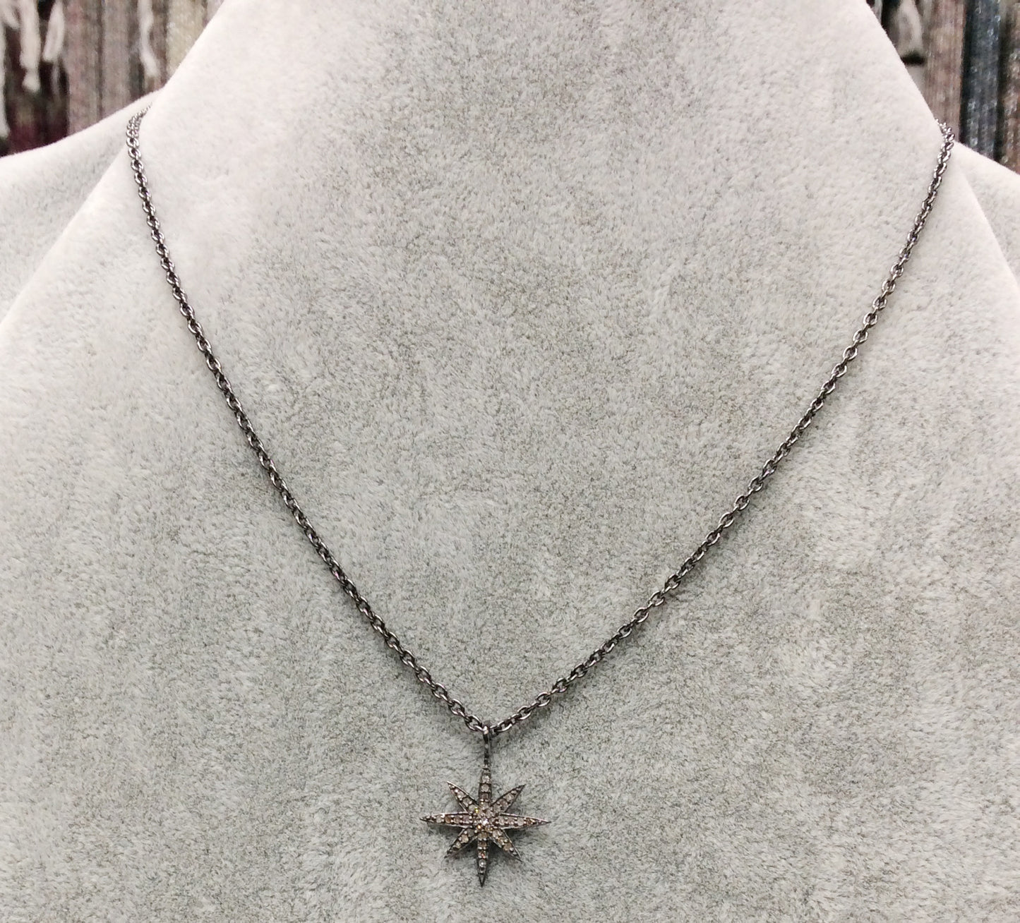 Stars Diamond Necklace 18''