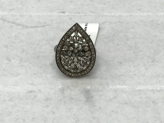 Droplet Diamond Ring