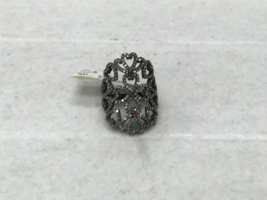 DESIGNER DIAMOND AND RUBY RING