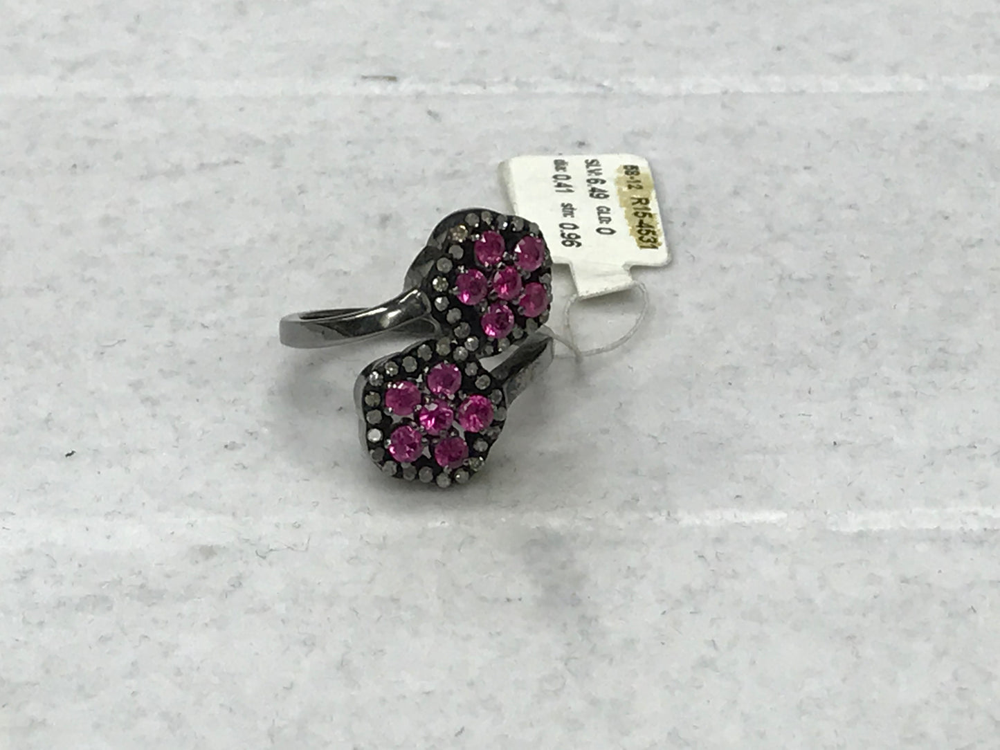 Flower Ruby Diamond Ring