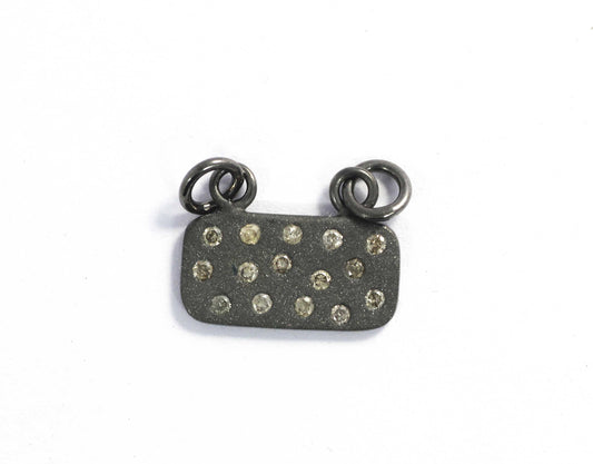 Rectangle Shape Diamond Pendant