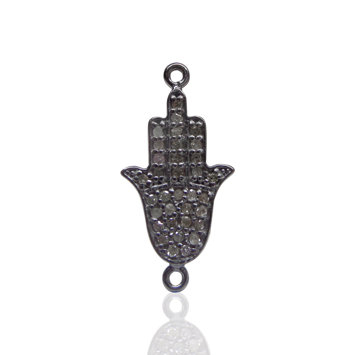 Hamsa Hand Diamond Charm