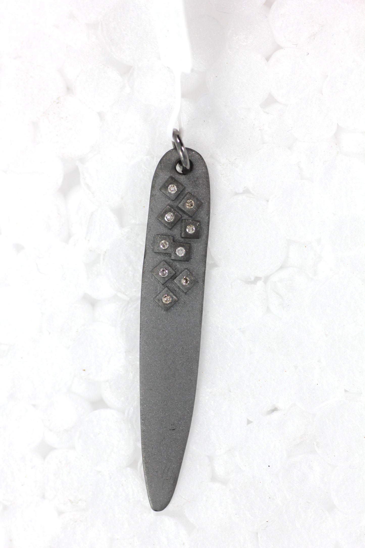 Silver Diamond Pendant