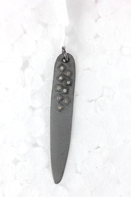Silver Diamond Pendant