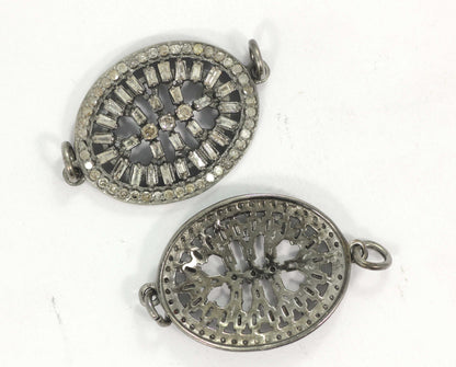 Oval Shape Diamond Pendant