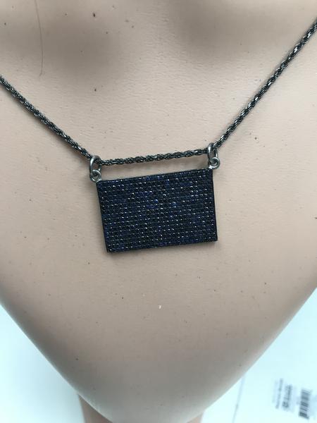 Rectangle Shape Diamond Pendant