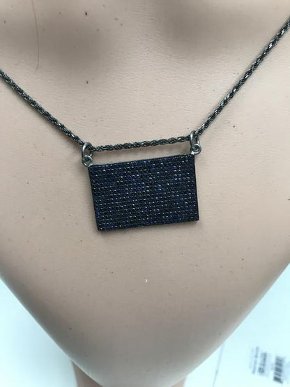 Rectangle Shape Diamond Pendant