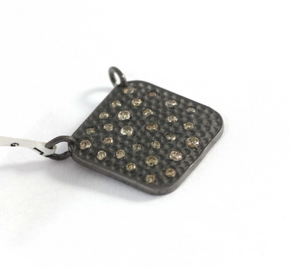 Square Shape Diamond Pendant