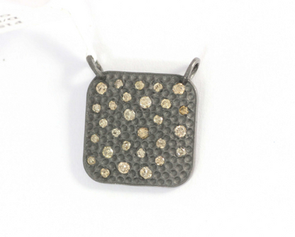 Square Shape Diamond Pendant