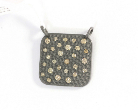 Square Shape Diamond Pendant