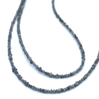 Gray Diamond Beads Chips Nuggets