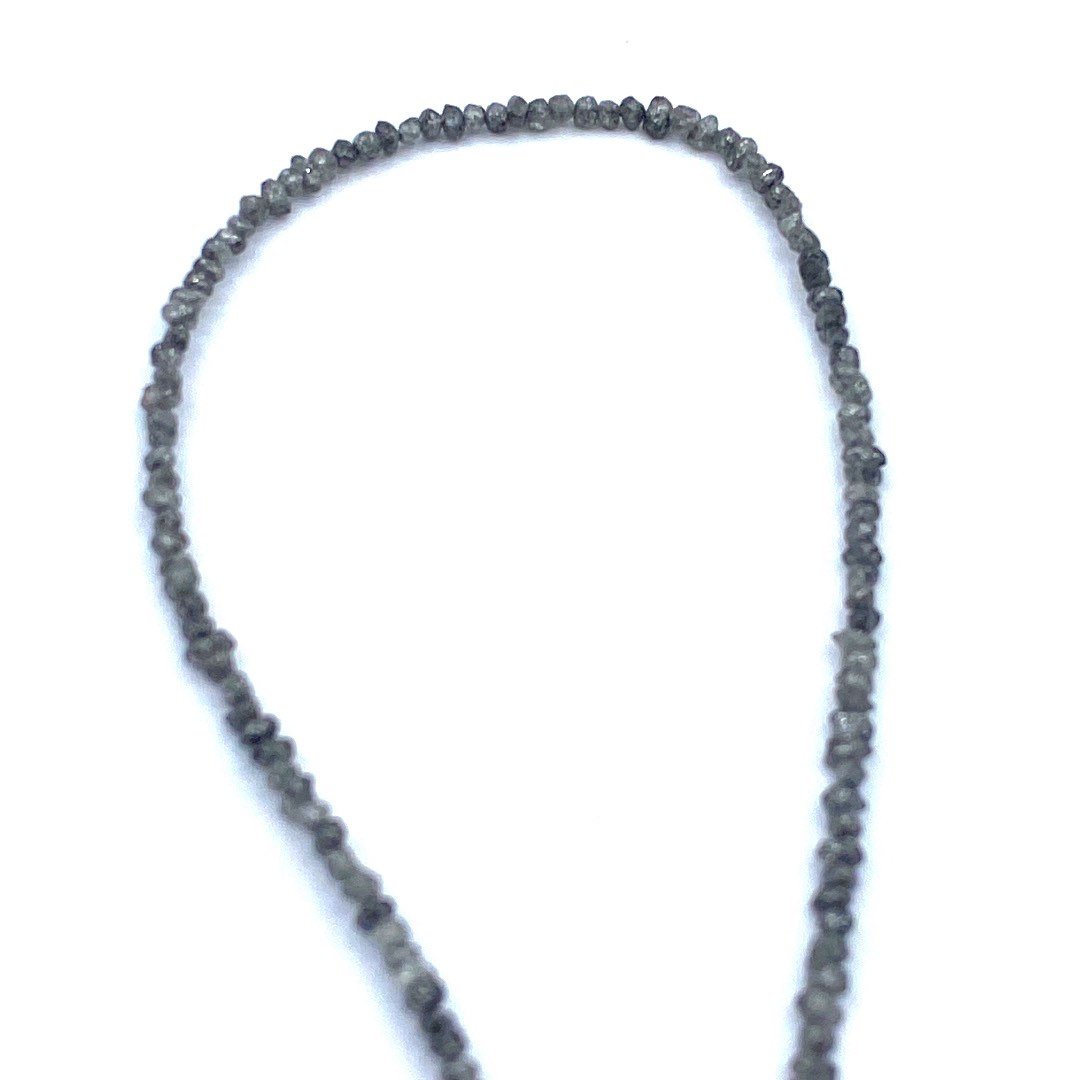 Gray Diamond Beads Chips Nuggets