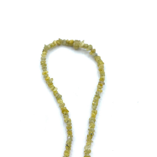 Yellow Diamond Beads Chips Nuggets 15” strand, Natural Yellow  Diamonds, Yellow Color Diamond Beads Nuggets