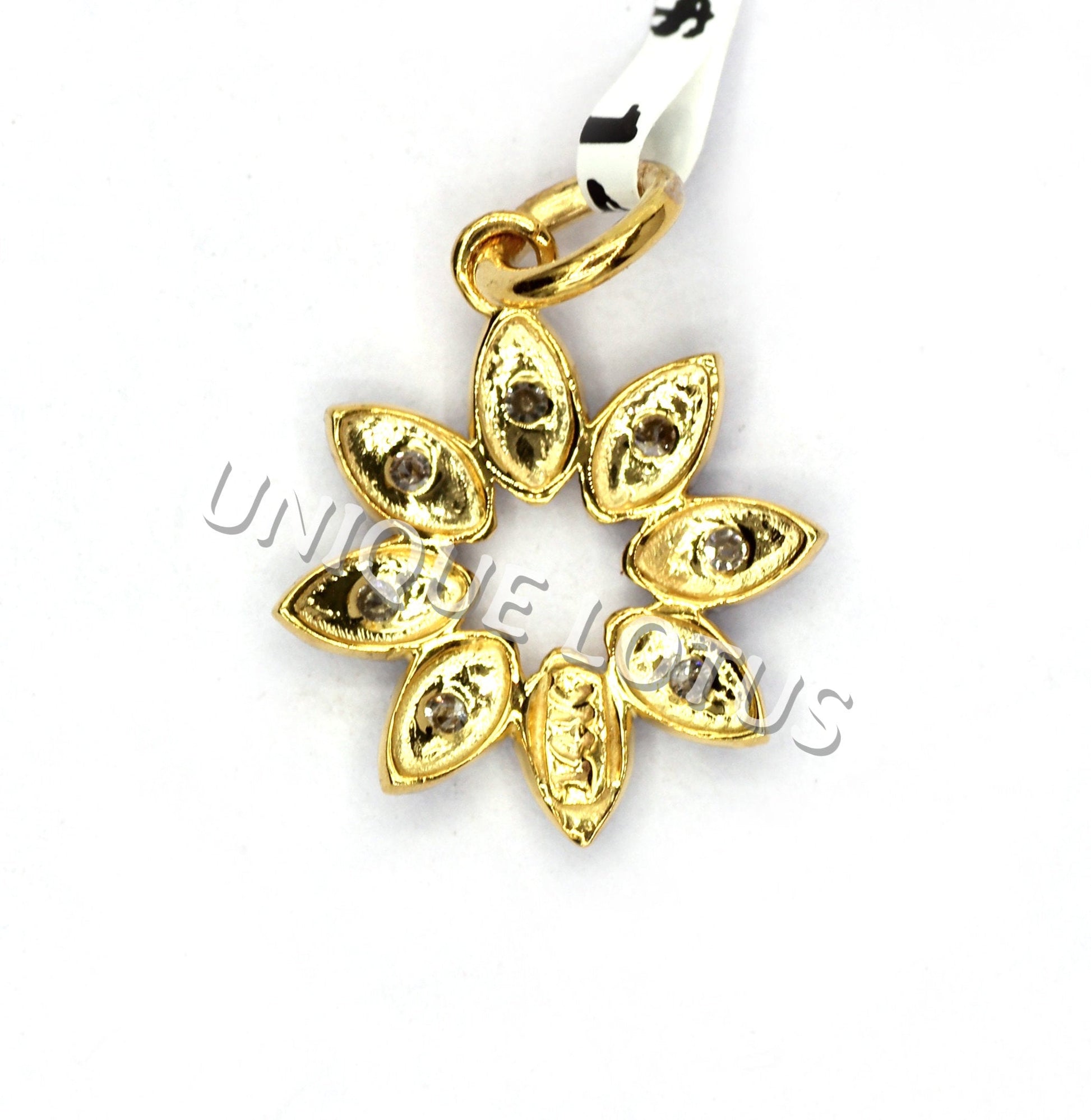 Flower Shape 14k Solid Gold Diamond Pendants. Genuine handmade pave diamond Pendant.14k Solid Gold Diamond Pendants.