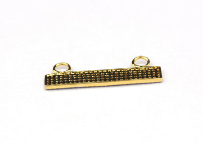 Rectangle Shape 14k Solid Gold Diamond Pendants. Genuine handmade pave diamond Pendant.1 4k Solid Gold Diamond Pendants.