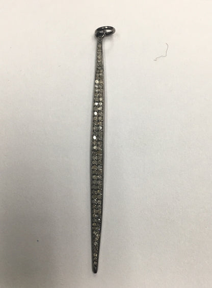 Silver Spike Pendants