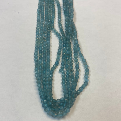 APATITE BEADS ROUND FACETED 3-4MM