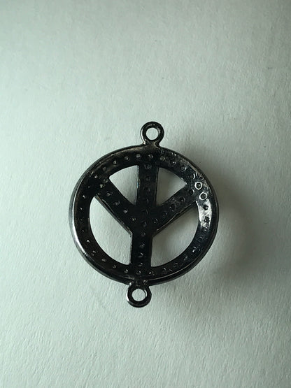 Silver and Diamond Pave PENDANT & CHARMS