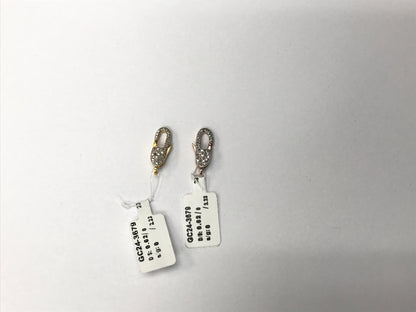 14k Solid Gold Diamond Clasps