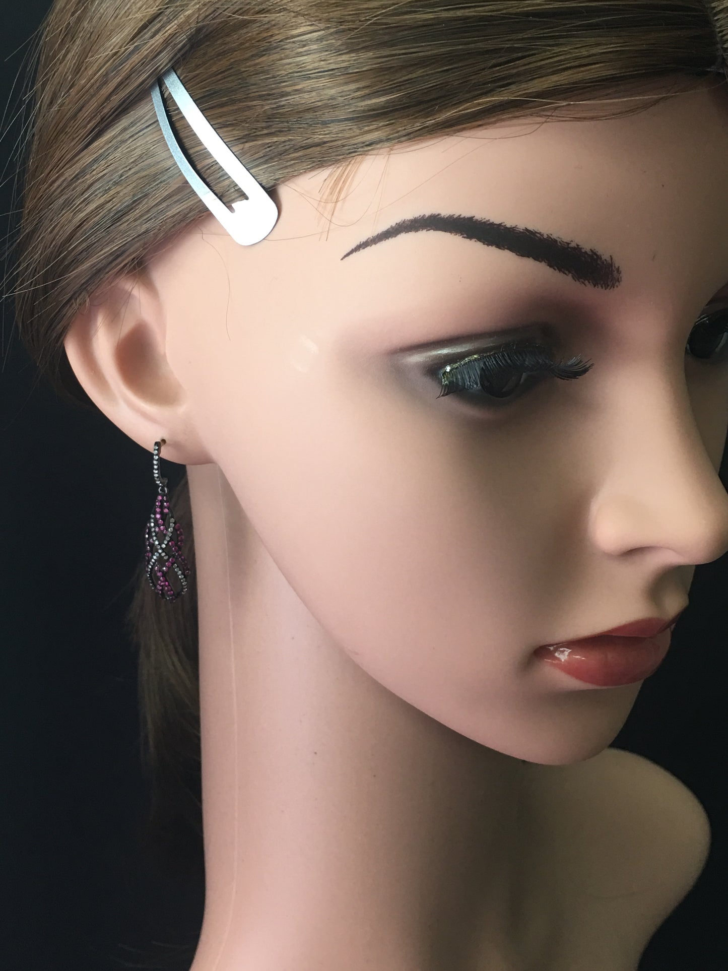 Diamond and Ruby Earring