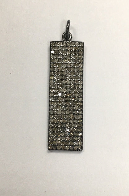 Rectangle Diamond Pendant