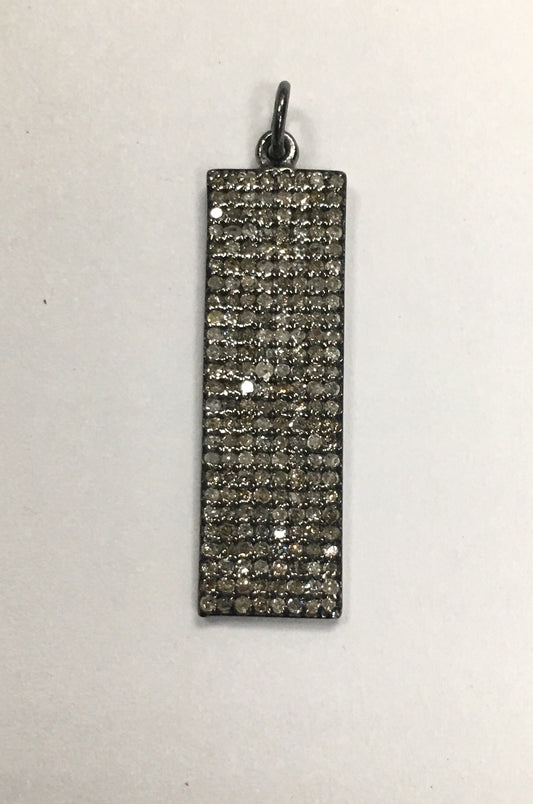 Rectangle Diamond Pendant