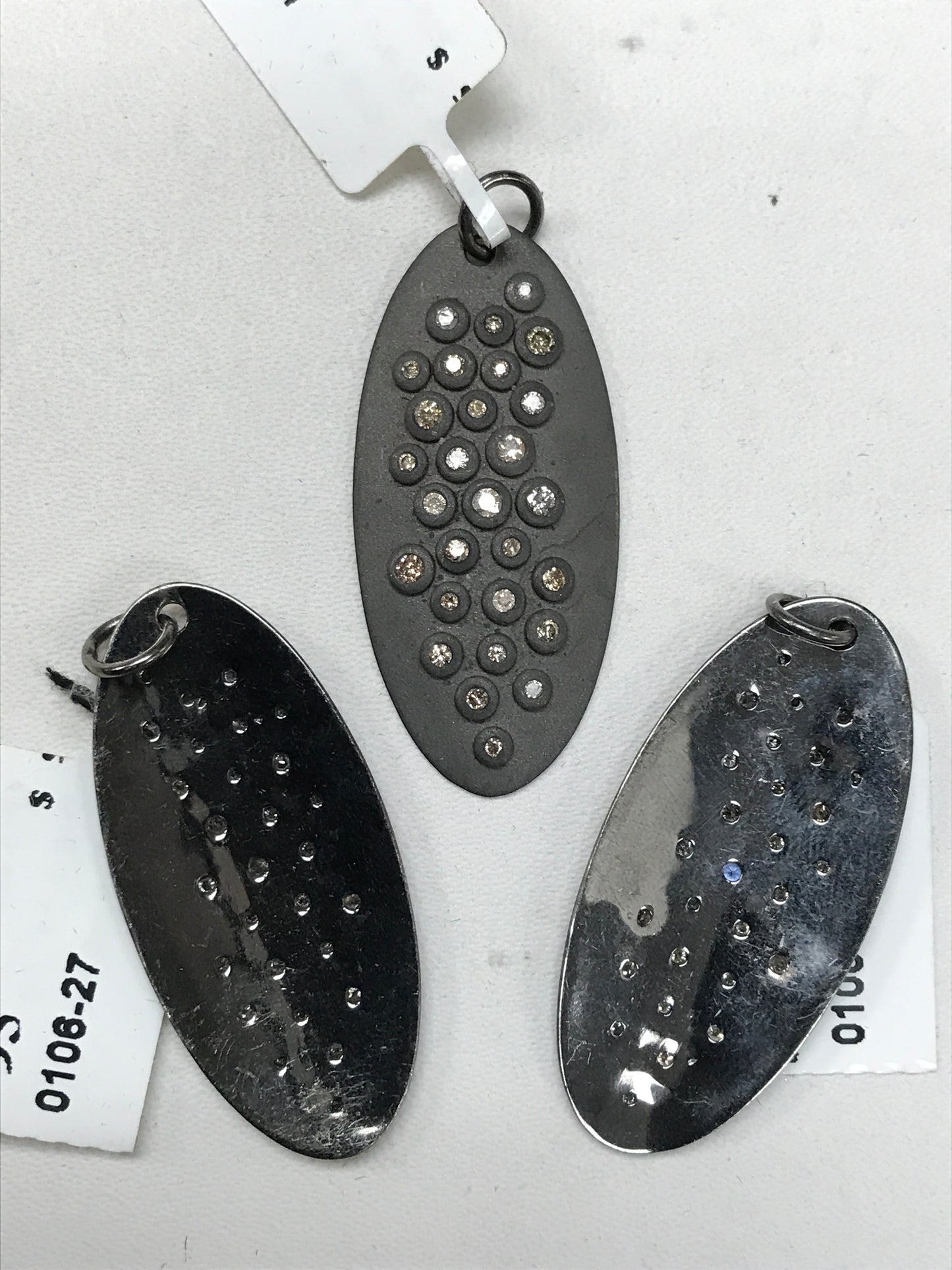 Oval Shape Diamond Pendant