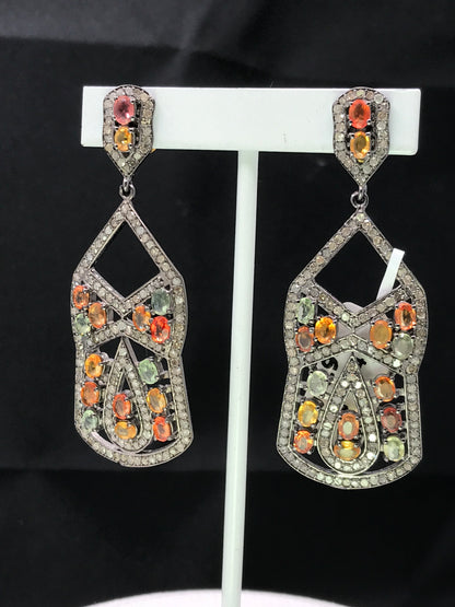 Sapphire Earrings,