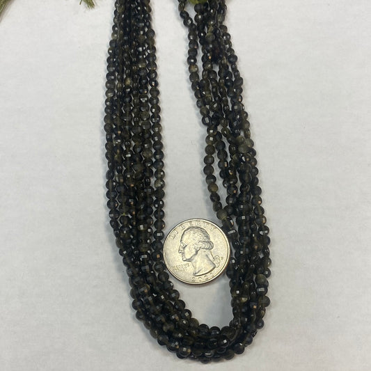 Cats Eye Coin Facetted, Coin Facetted, Beads