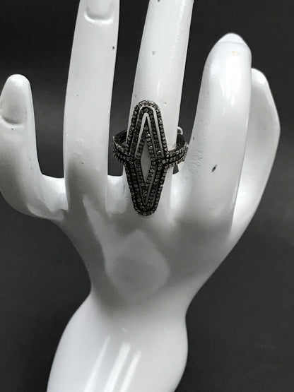 Rhombus Shape Diamond Ring