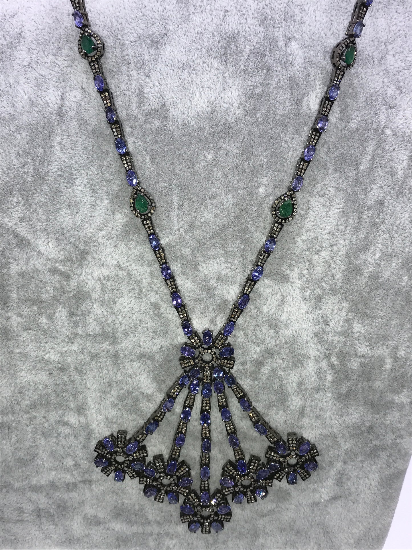 Tanzanite and Diamond Necklace