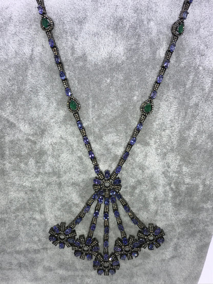 Tanzanite and Diamond Necklace