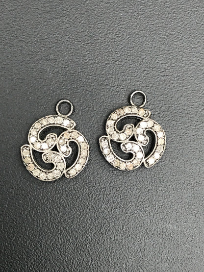 Pave Diamond Charm