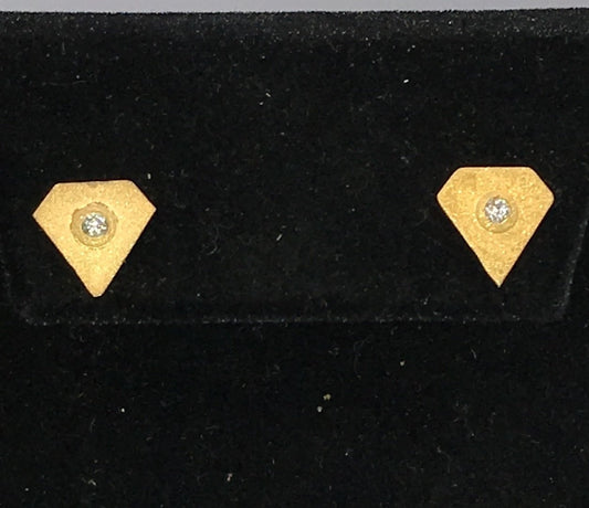 Diamond Earrings studs. Genuine handmade pave diamond Earrings studs.
