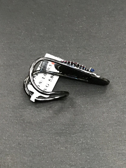 Nail Pave Diamond Ring .925 Oxidized Sterling Silver Diamond Ring, Genuine handmade pave diamond Ring Size Approx 1.08"(15 x 27 MM)