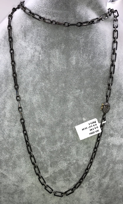 Rectangle shaped link diamond chain