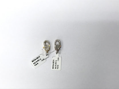 14k Solid Gold Diamond Clasps