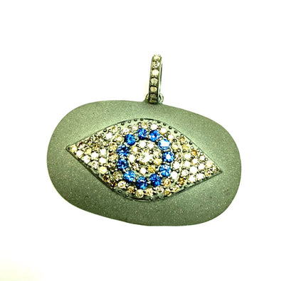 Evil Eye Diamond Pendant