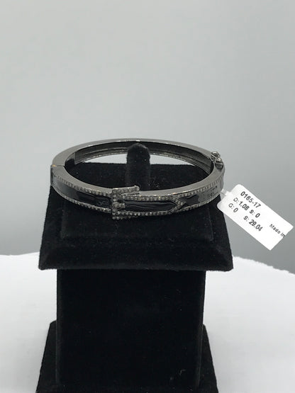 Diamond Enamel Belt Shape Bracelet
