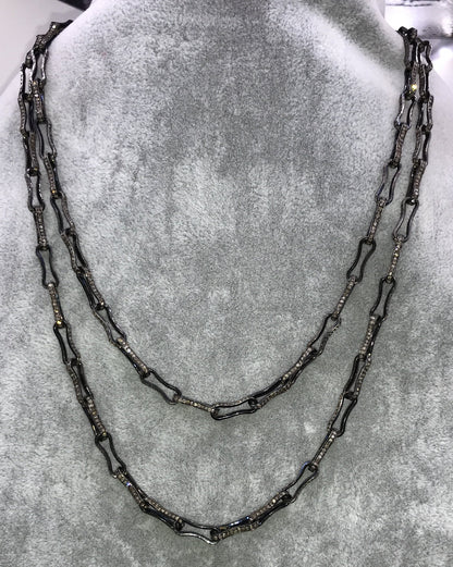 Diamond Link Chain Necklace