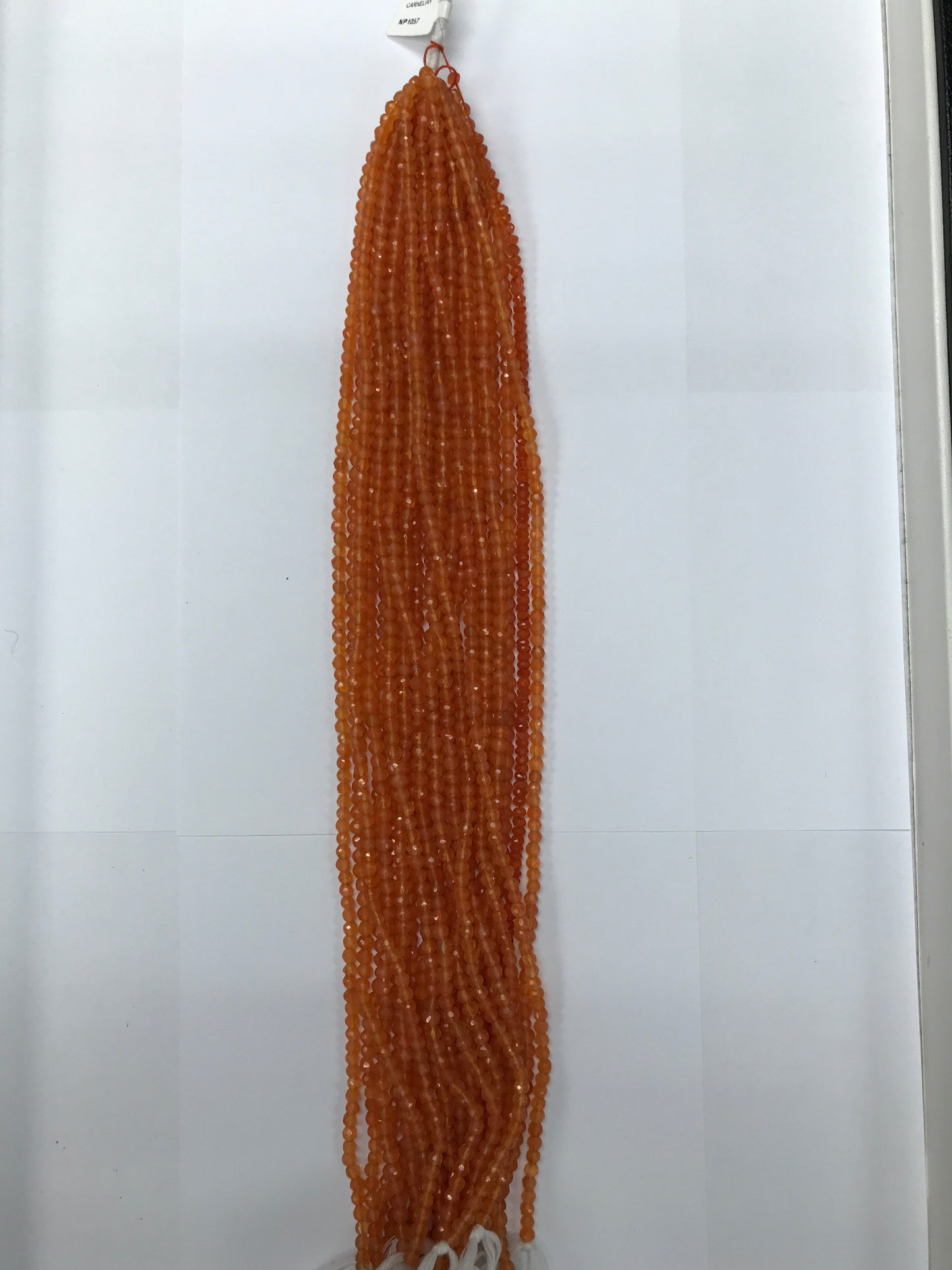 Carnelian Beads Facetted 3-4mm