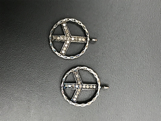 Pave Diamond Charm