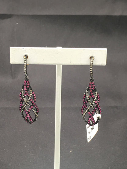 Diamond and Ruby Earring