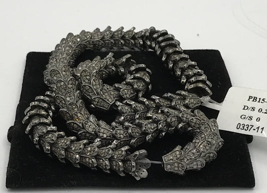 Pave Diamond Beads Caps