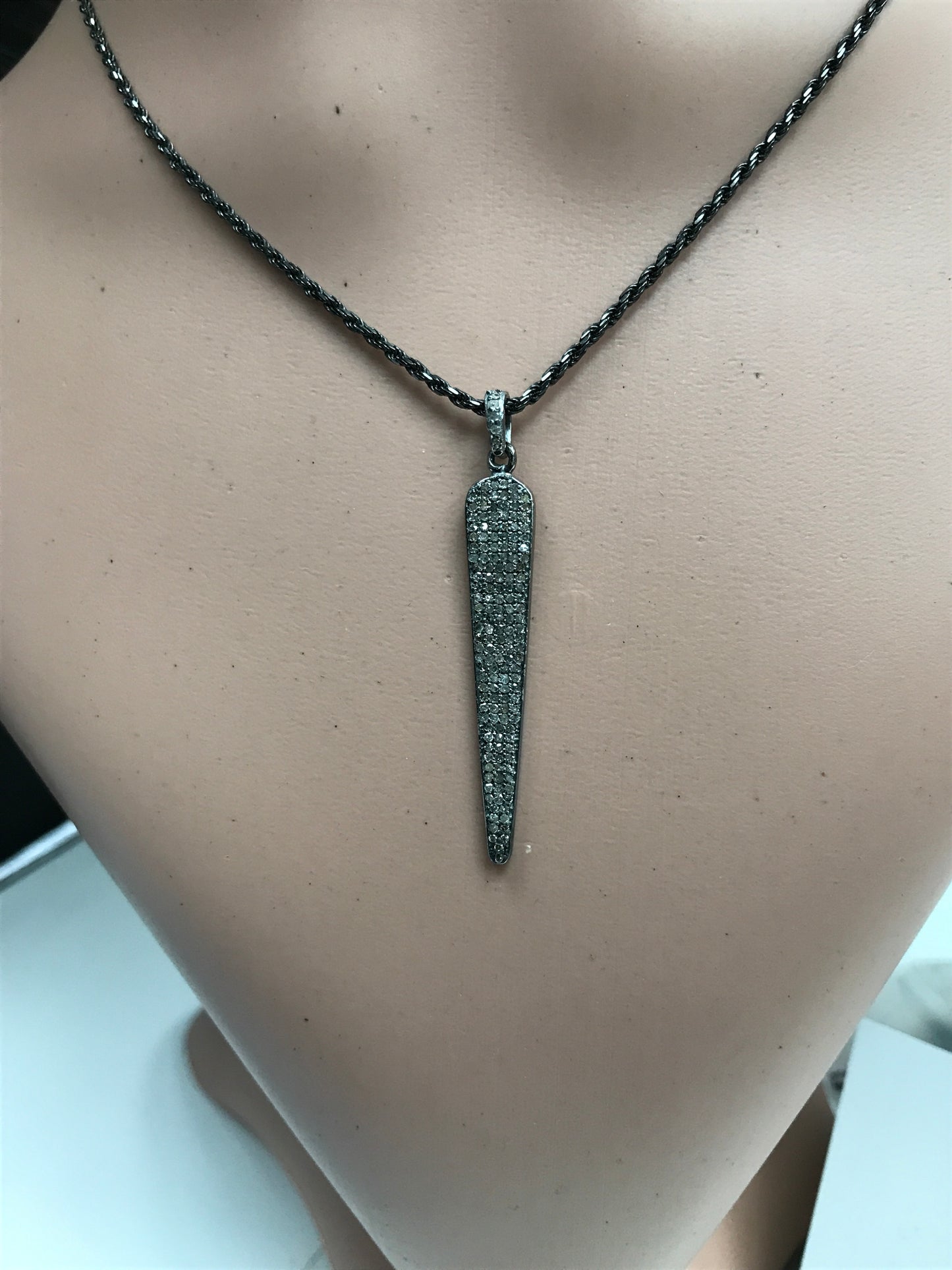 Spike Diamond charm