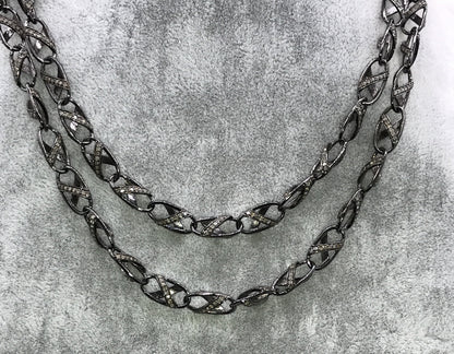 Diamond Link Chain Necklace